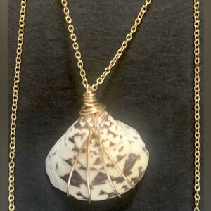 Big Island Shell 925 Sterling gold plated Necklace